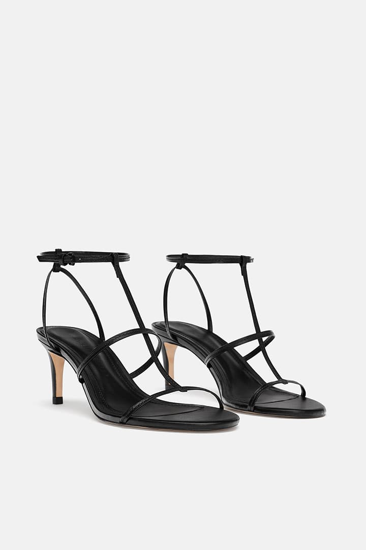 zara leather-strappy-high-heel-sandals
