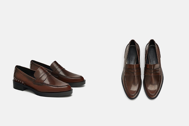 zara-STUDDED-LOAFERS-