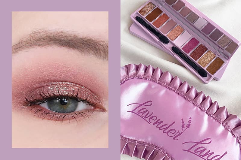 Lavender Color Etude House Eyeshadow Palette Korean Girl