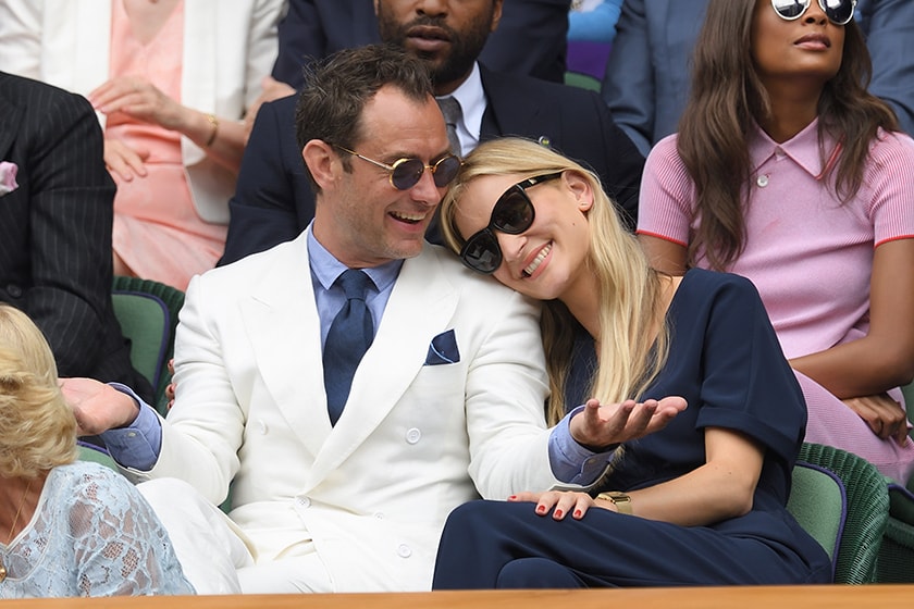 Celebrities Couple Jude Law Dumbledore Engaged Phillipa Coan