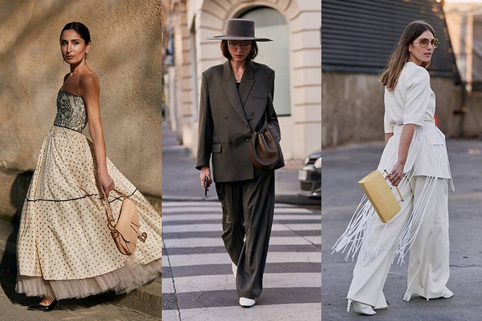 #PFW 街拍 :「小型手袋」依舊大熱！時尚博主們如此優雅駕馭巴黎時裝週！