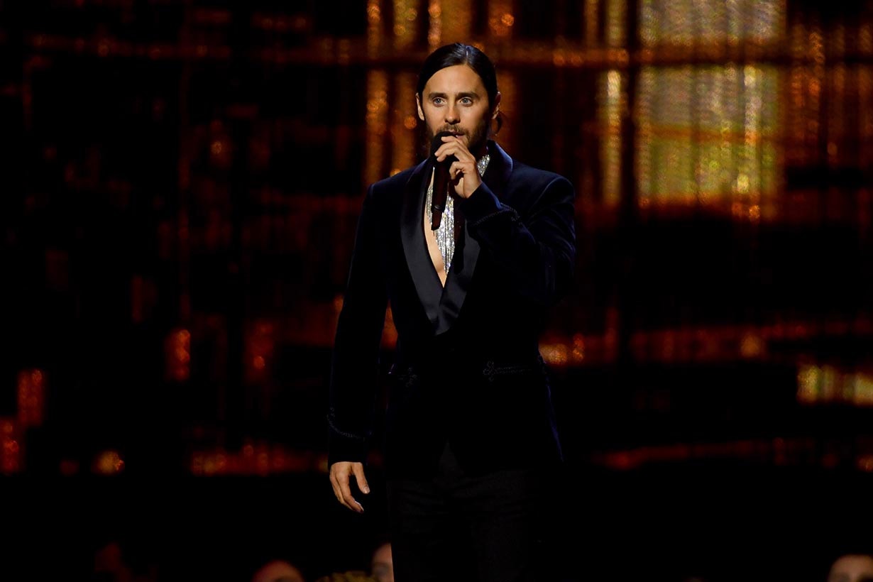 jared leto Gucci trouser American Music Awards