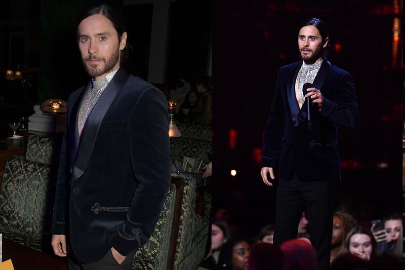 jared leto Gucci trouser American Music Awards