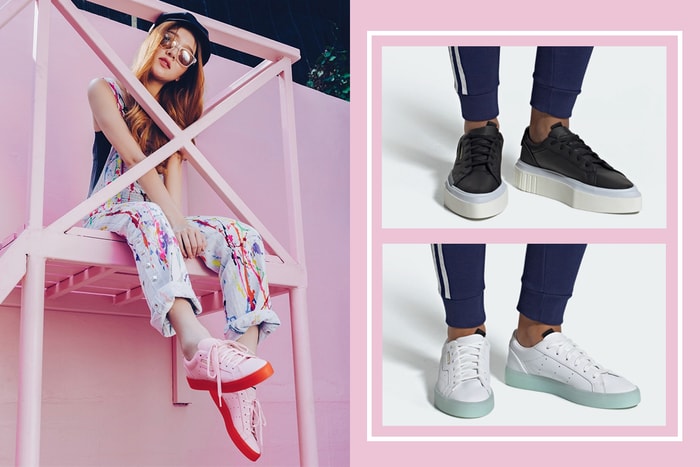 荷包燒著了！adidas Originals 推出可愛粉紅配色的 Sleek 波鞋，果凍底設計更惹人喜愛！