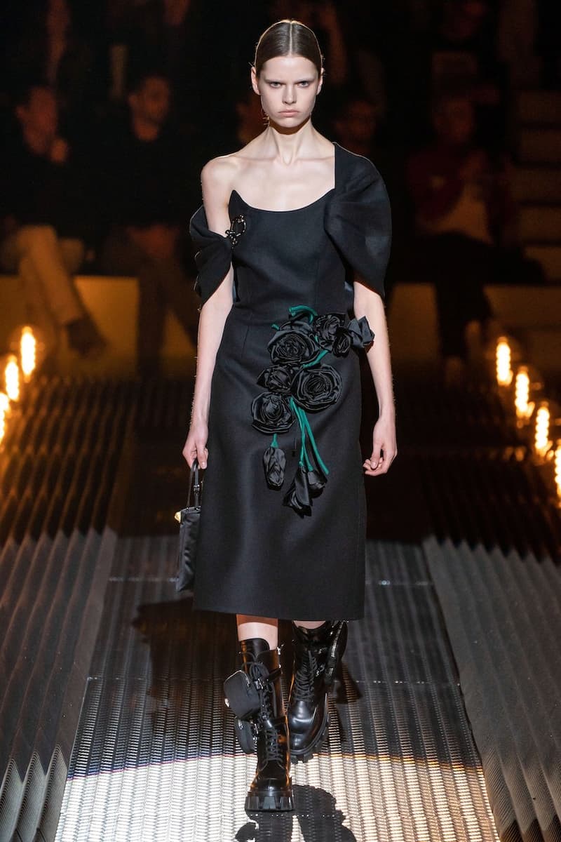 prada miuccia mfw milan fw19 runway frankenstein cara