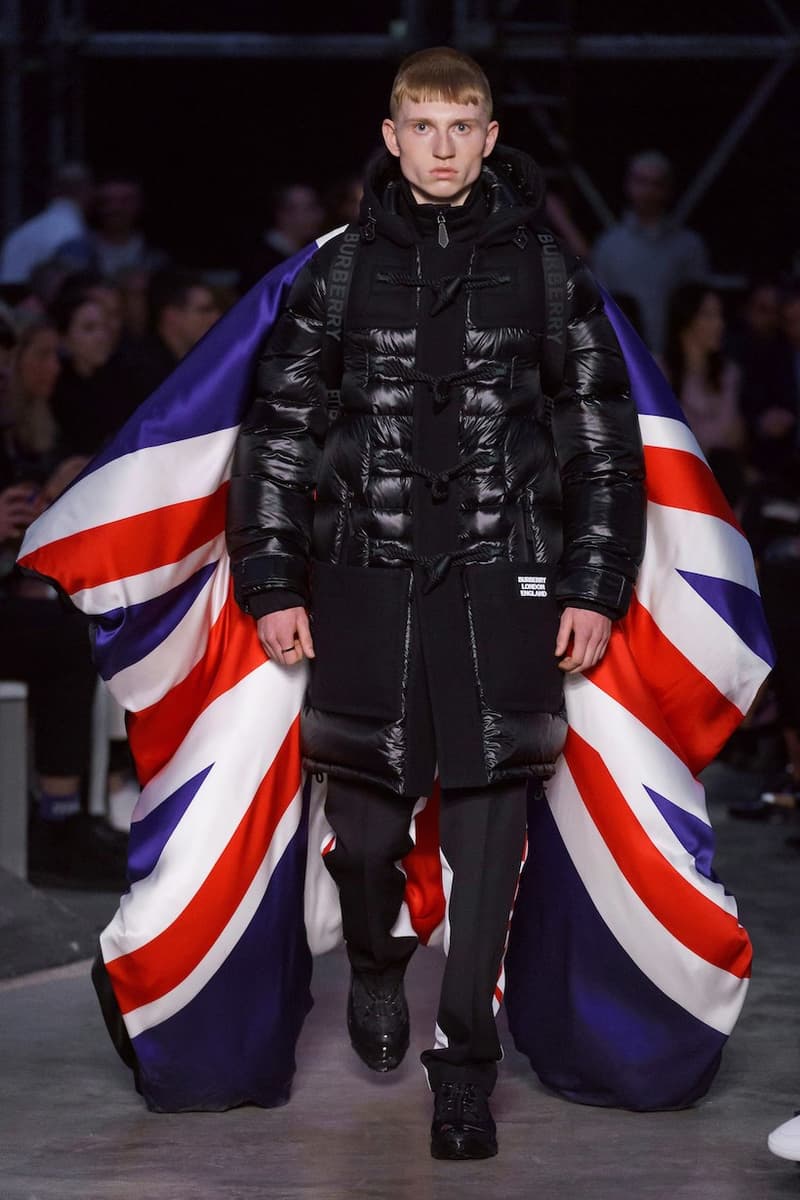 burberry riccardo tisci london fashion week lfw 2019 fall