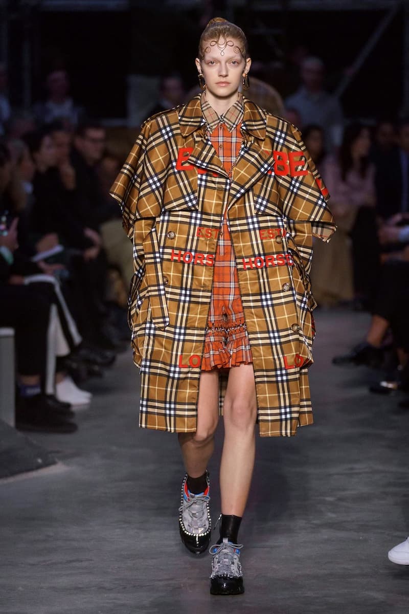 burberry riccardo tisci london fashion week lfw 2019 fall