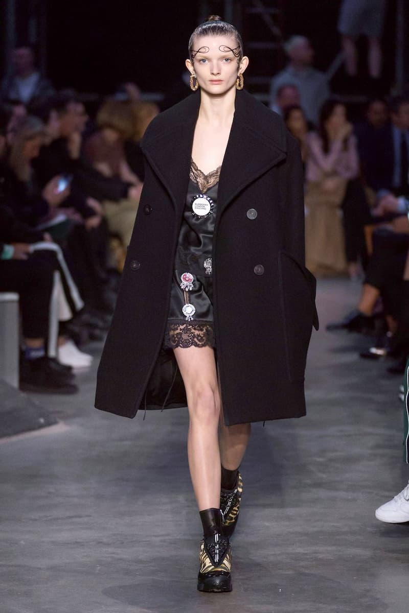 burberry riccardo tisci london fashion week lfw 2019 fall