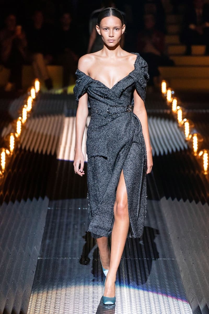 prada miuccia mfw milan fw19 runway frankenstein cara