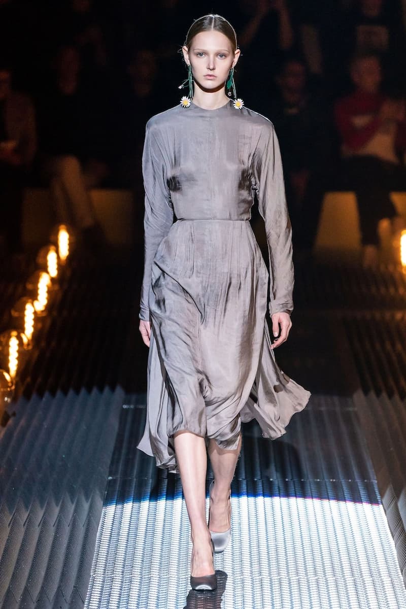 prada miuccia mfw milan fw19 runway frankenstein cara