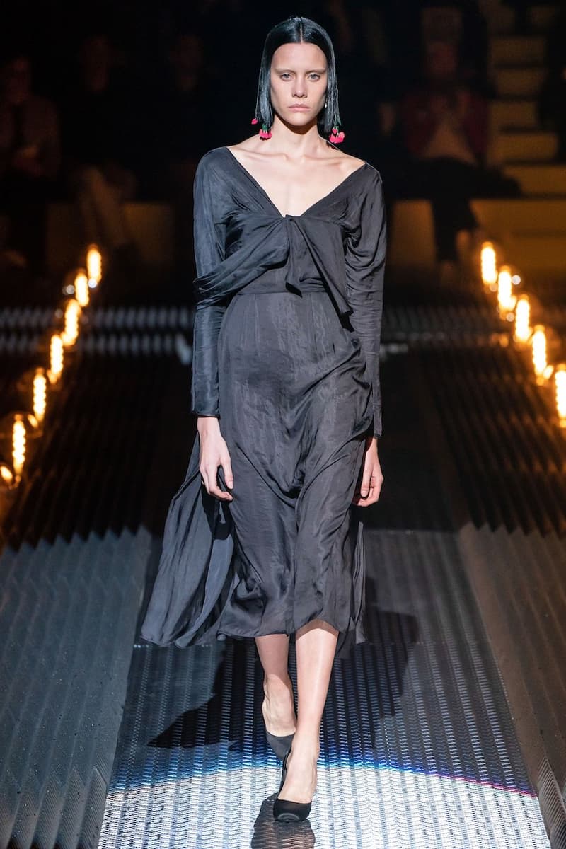 prada miuccia mfw milan fw19 runway frankenstein cara