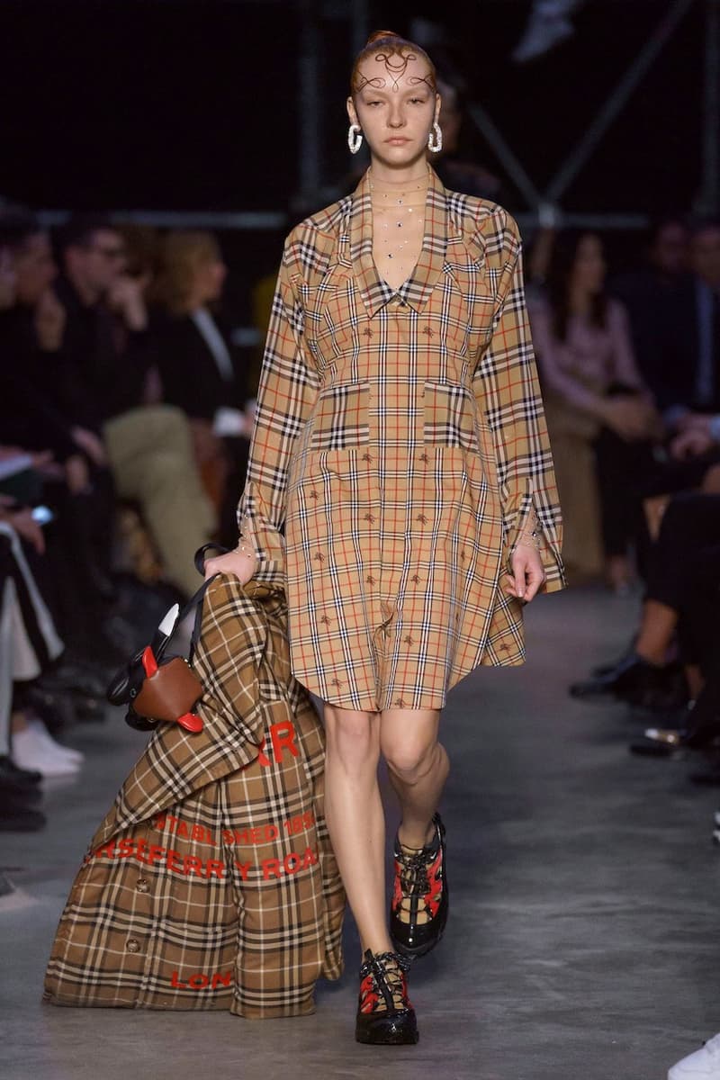 burberry riccardo tisci london fashion week lfw 2019 fall