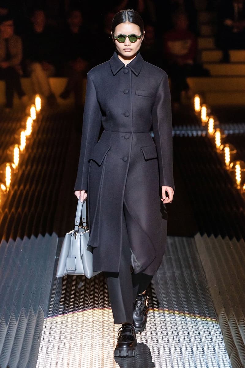 prada miuccia mfw milan fw19 runway frankenstein cara