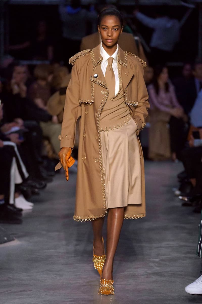 burberry riccardo tisci london fashion week lfw 2019 fall