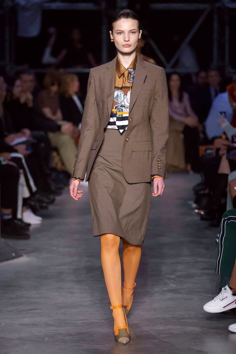 burberry riccardo tisci london fashion week lfw 2019 fall