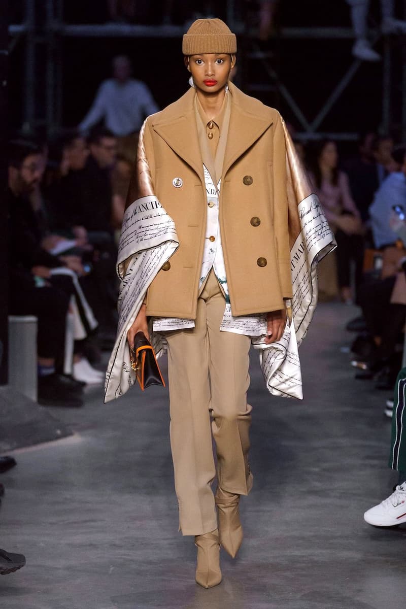 burberry riccardo tisci london fashion week lfw 2019 fall