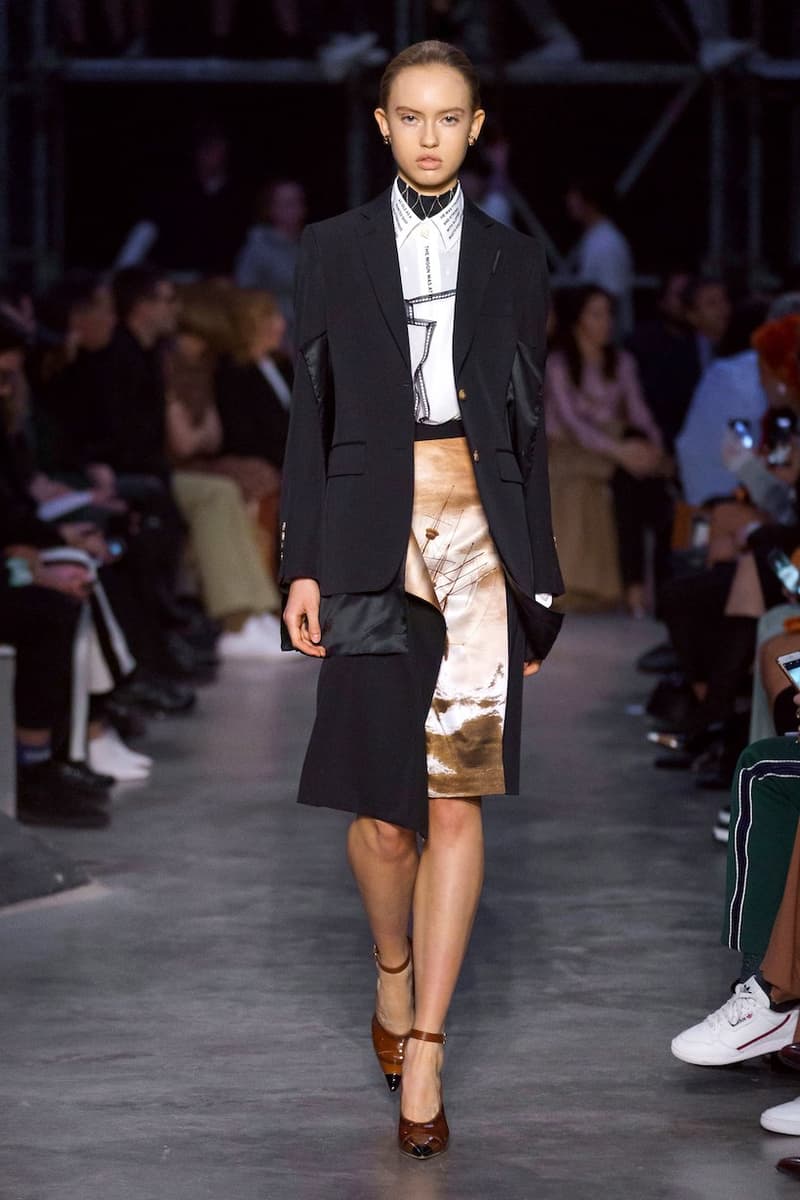 burberry riccardo tisci london fashion week lfw 2019 fall