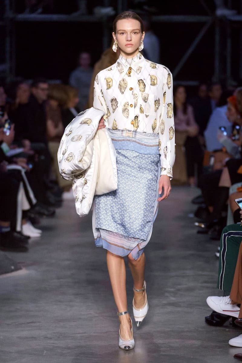 burberry riccardo tisci london fashion week lfw 2019 fall