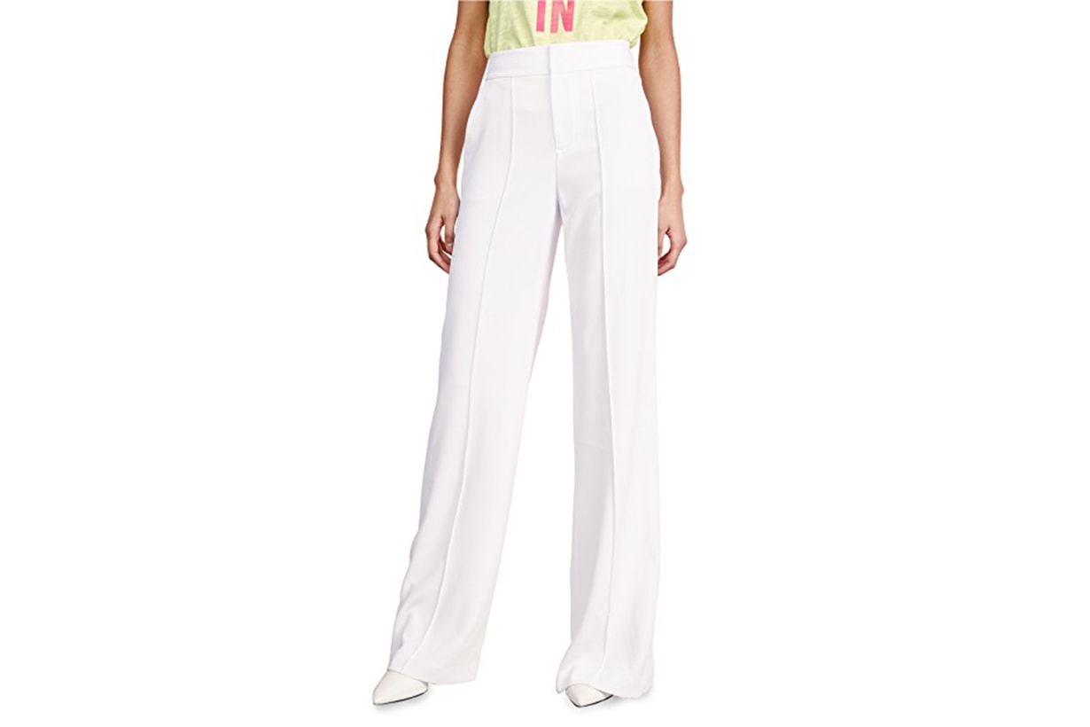 alice + olivia Dylan High Waisted Leg Pants 