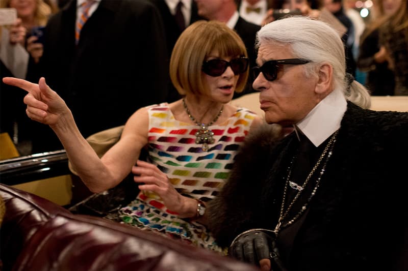 Anna Wintour Karl Lagerfeld
