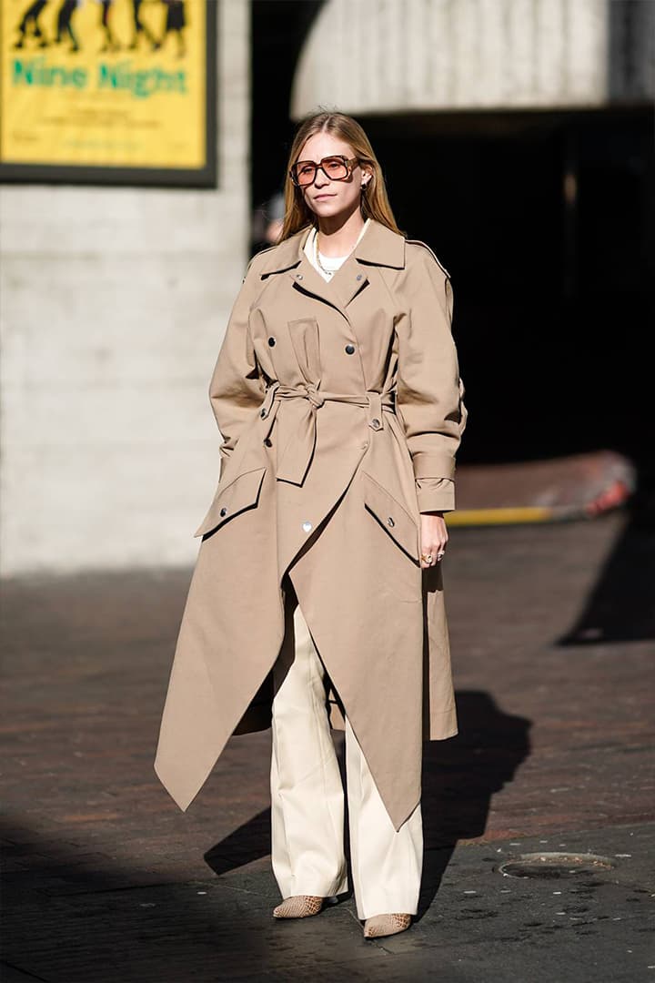 Trench London Fashion Week 2019 Beige Head To Toe Street Style