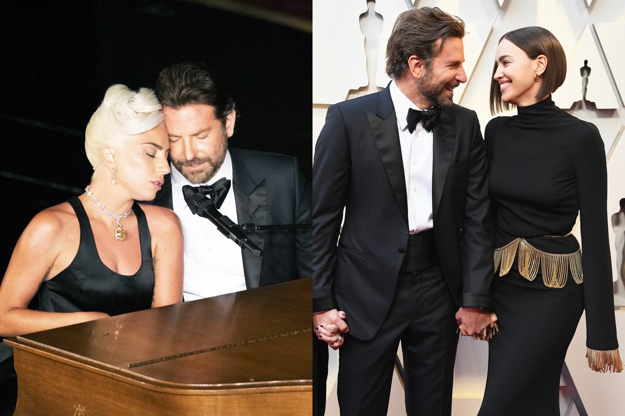 Oscars 2019 Bradley Cooper Lady Gaga Shallow A Star Is Born Best Original Music Irina Shayk stage performance romance rumours standing ovation