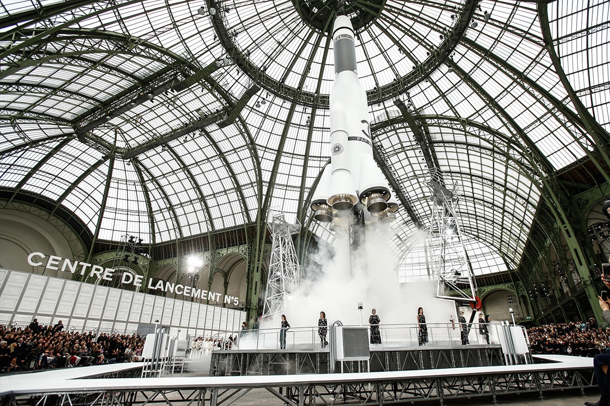 Karl Lagerfeld greatest Chanel fashion show sets