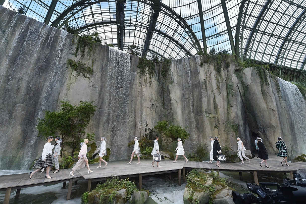 Karl Lagerfeld greatest Chanel fashion show sets