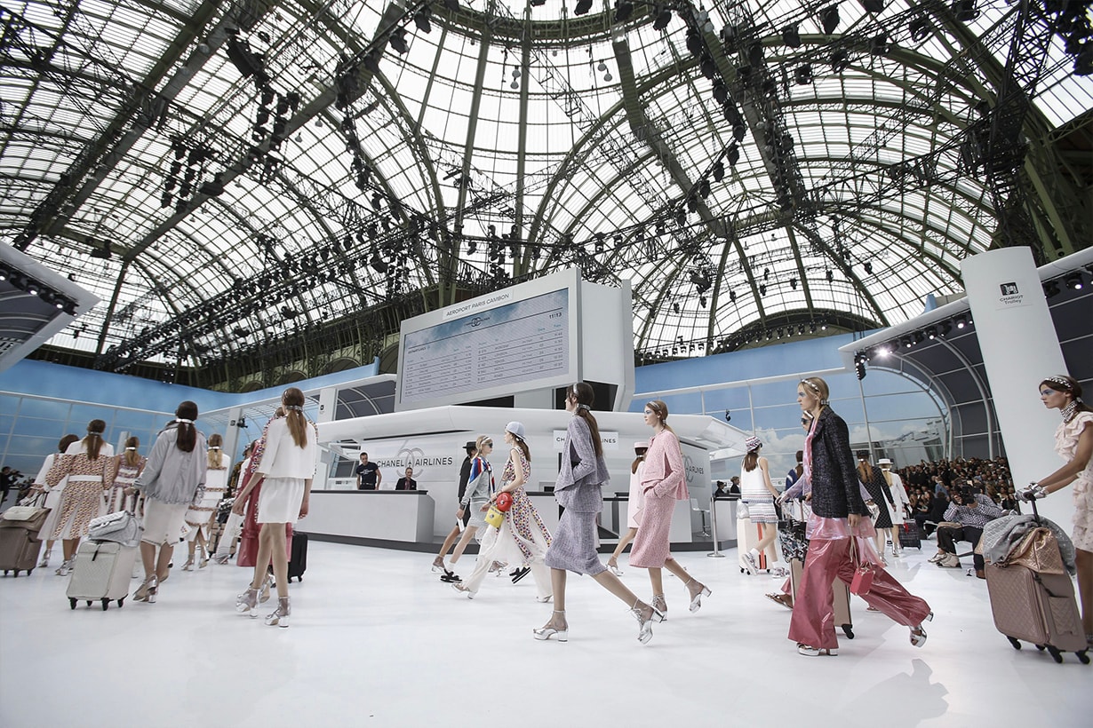 Karl Lagerfeld greatest Chanel fashion show sets