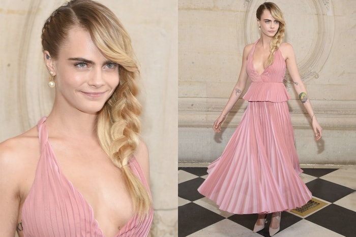 Cara Delevingne 超辣現身時裝週,久違的浪漫長髮讓人差點認不出!