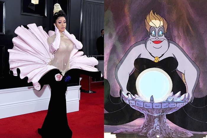 慘遭大量「惡搞」:關於 Cardi B 在格林美的紅地毯造型,網民有話兒⋯⋯