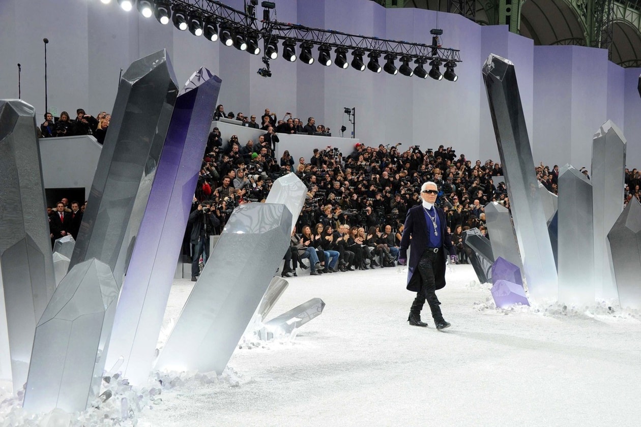 Karl Lagerfeld greatest Chanel fashion show sets