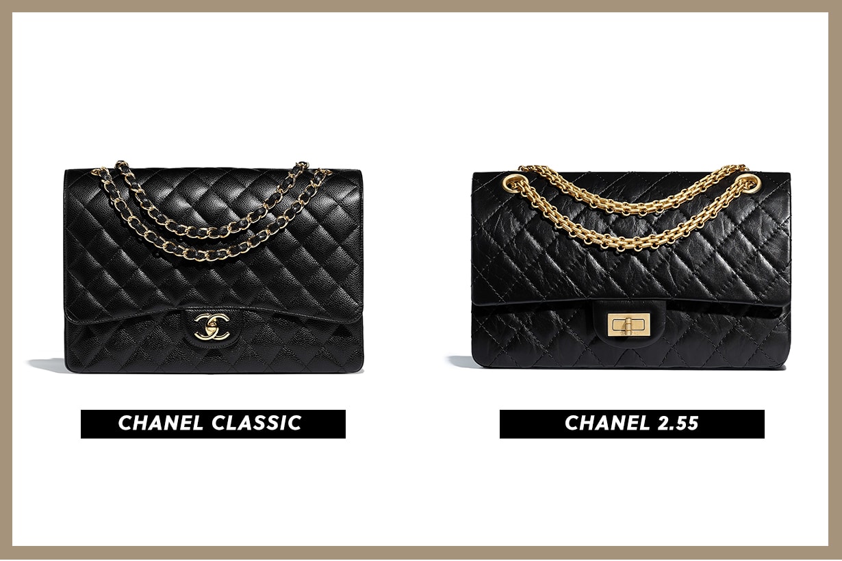 chanel classic flap 11.12 VS 2.55