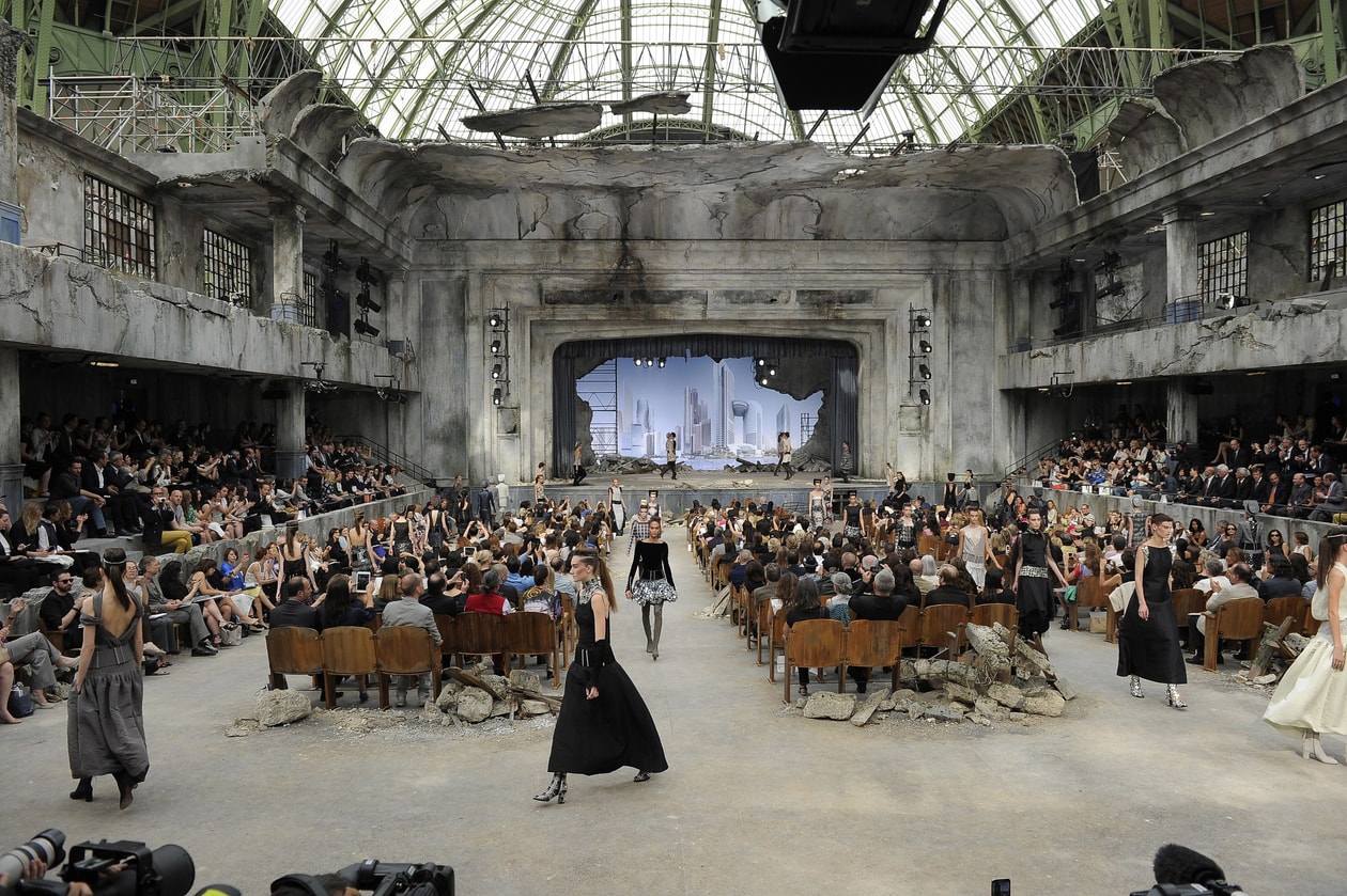 Karl Lagerfeld greatest Chanel fashion show sets