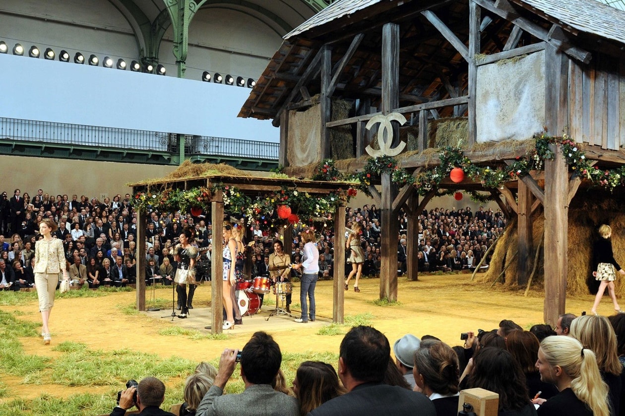 Karl Lagerfeld greatest Chanel fashion show sets