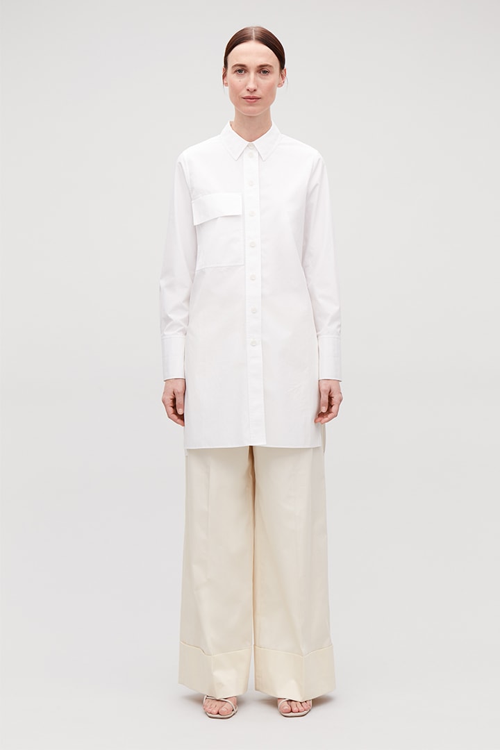 cos white shirt