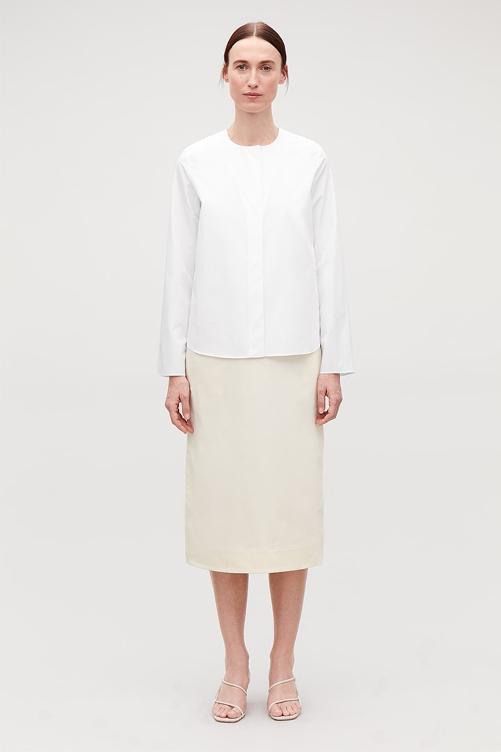 cos white shirt
