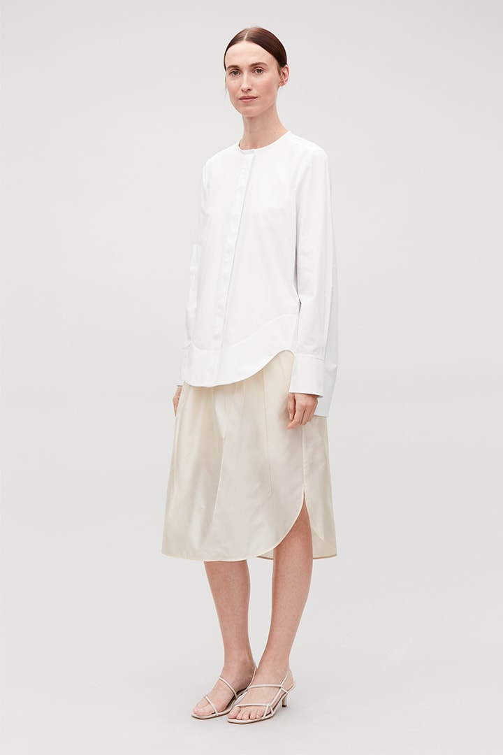 cos white shirt