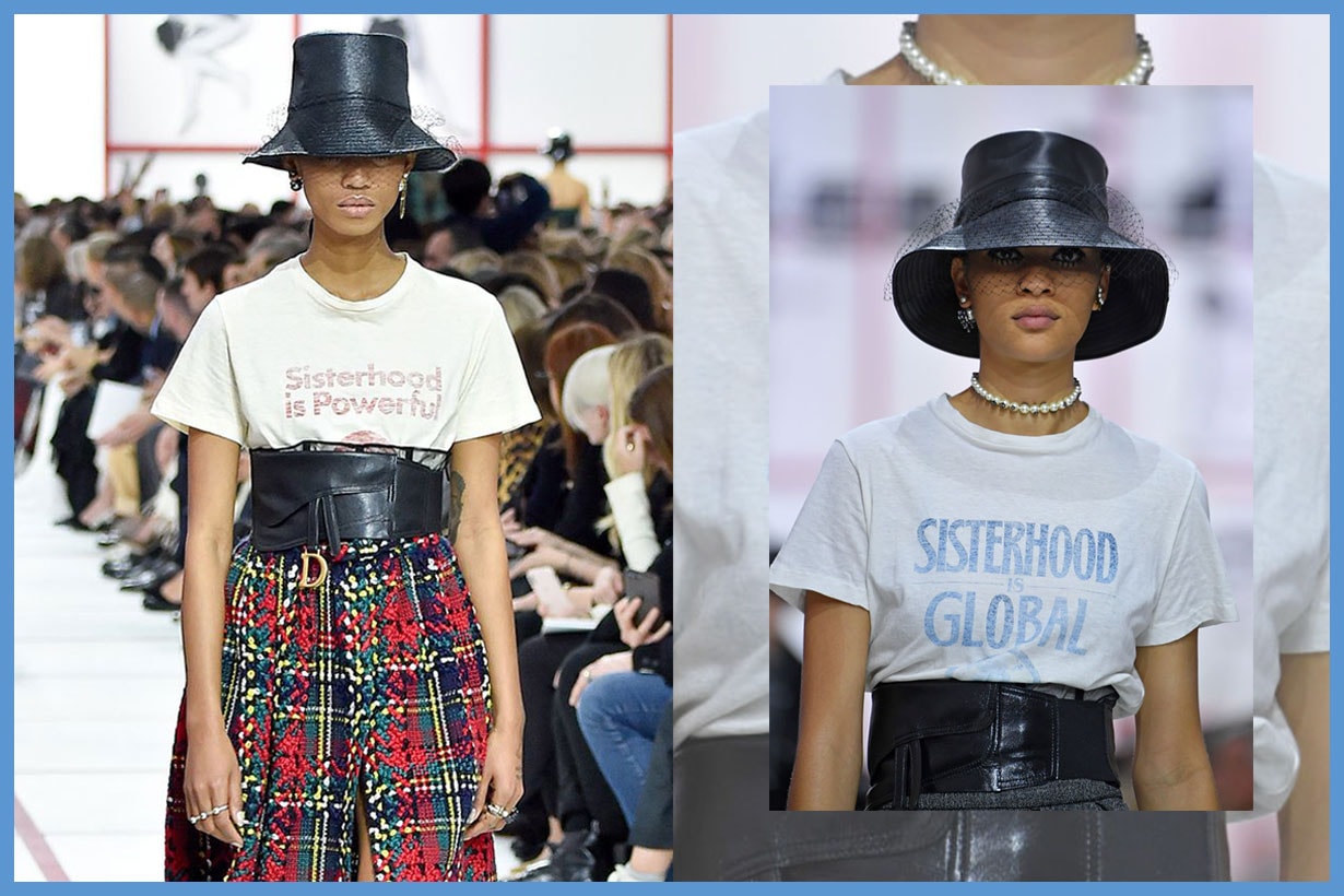 Dior introduce the new feminist slogan t-shirt