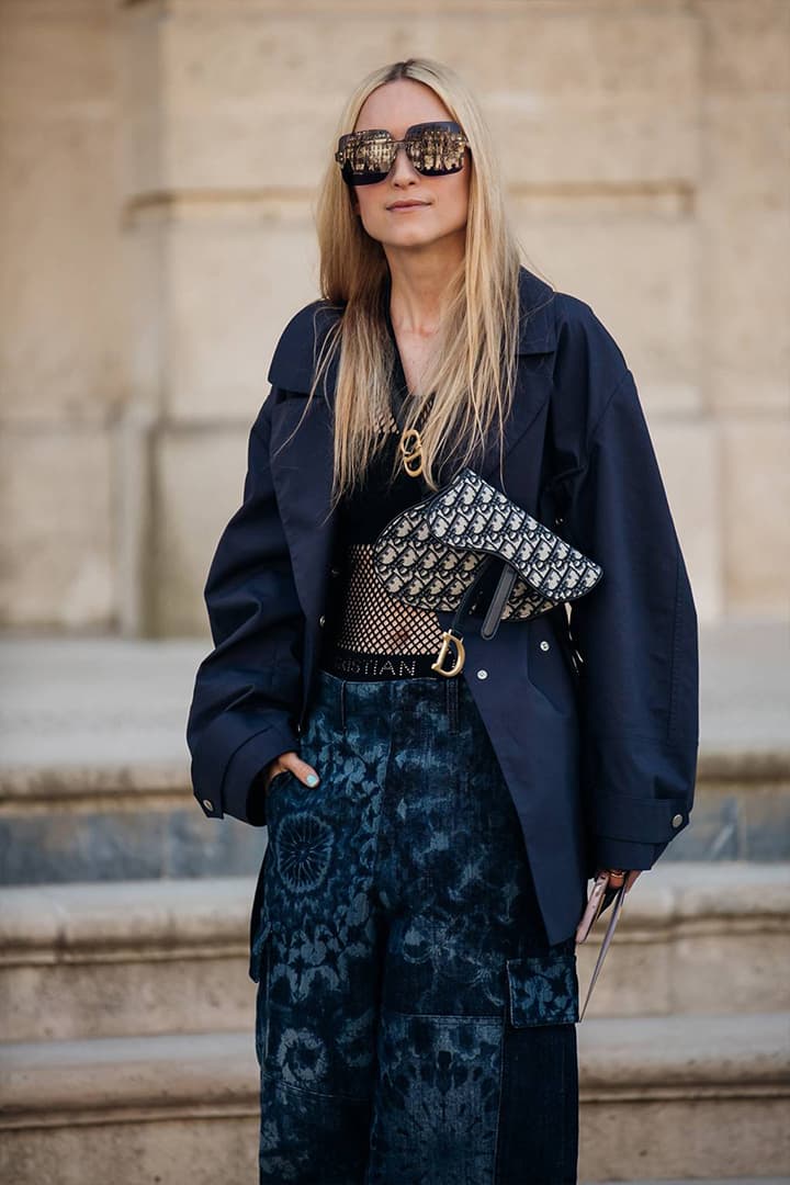 Street Style 2019 Paris Dior Saddle Bag Jonathan Daniel Pryce