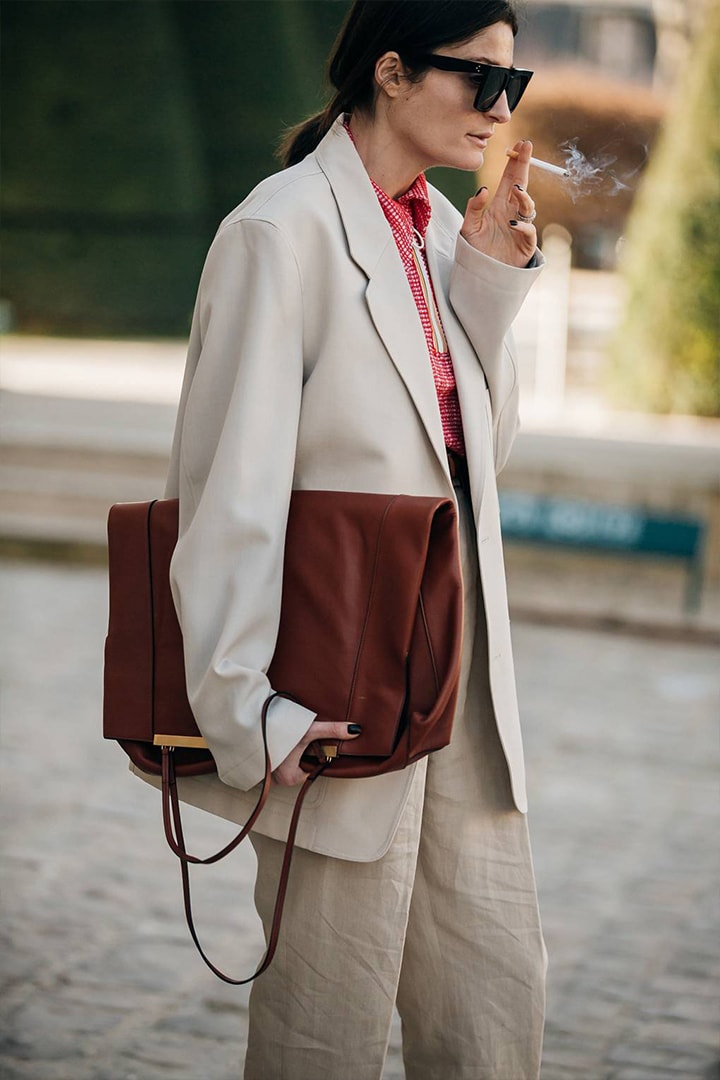 Street Style 2019 Paris Bag Suit Outfits Jonathan Daniel Pryce