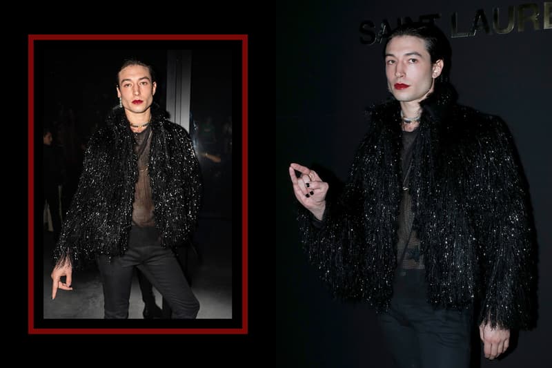 ezra miller red lips