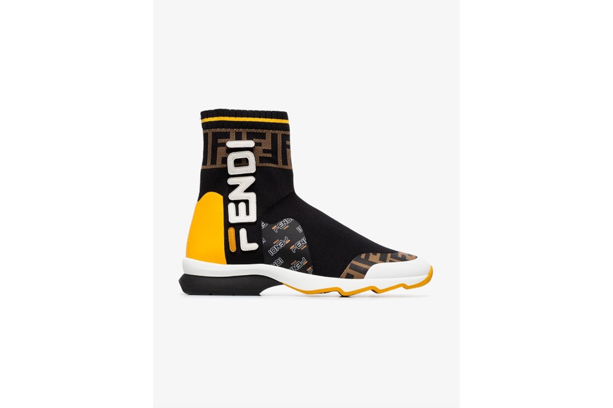Fendi FendiMania Sock Style Sneakers