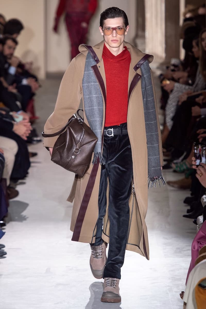 salvatore ferragamo mfw 2019 fw paul andrew ready to wear