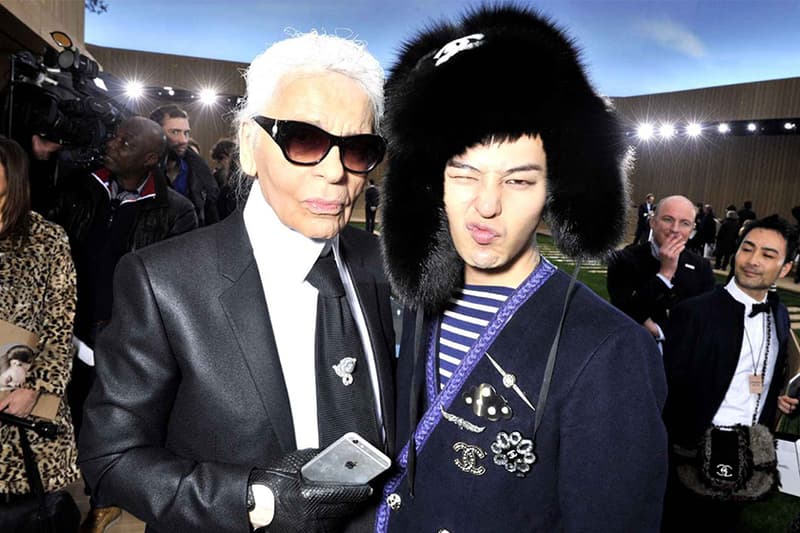 G Dragon Instagram Karl Legerfeld