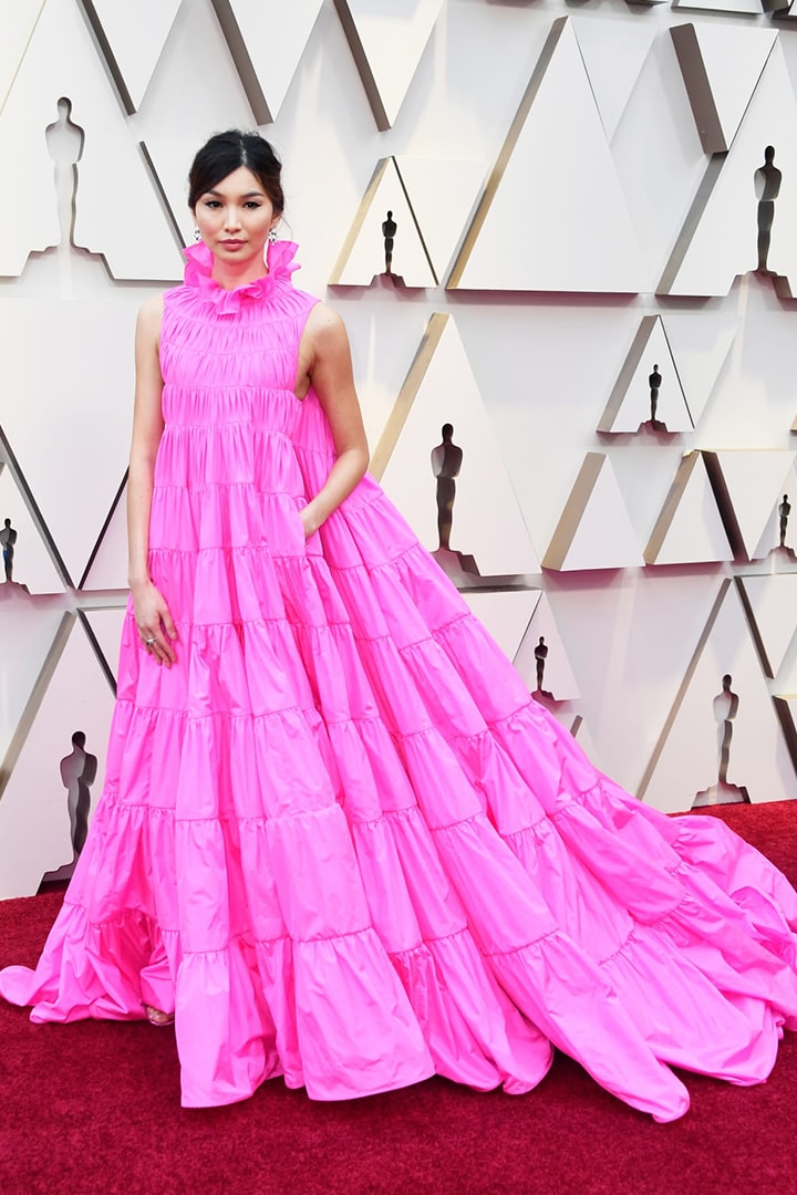 Gemma-Chan-Oscar 2019 Red Carpet