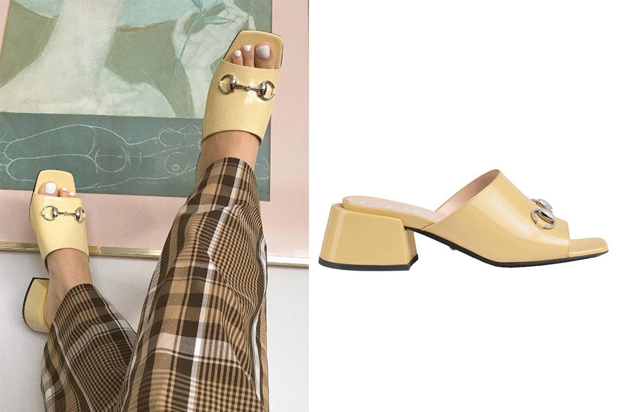 Designer Shoes Mid-Heel Slide 