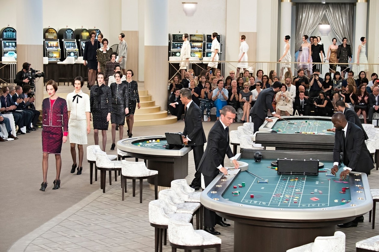 Karl Lagerfeld greatest Chanel fashion show sets