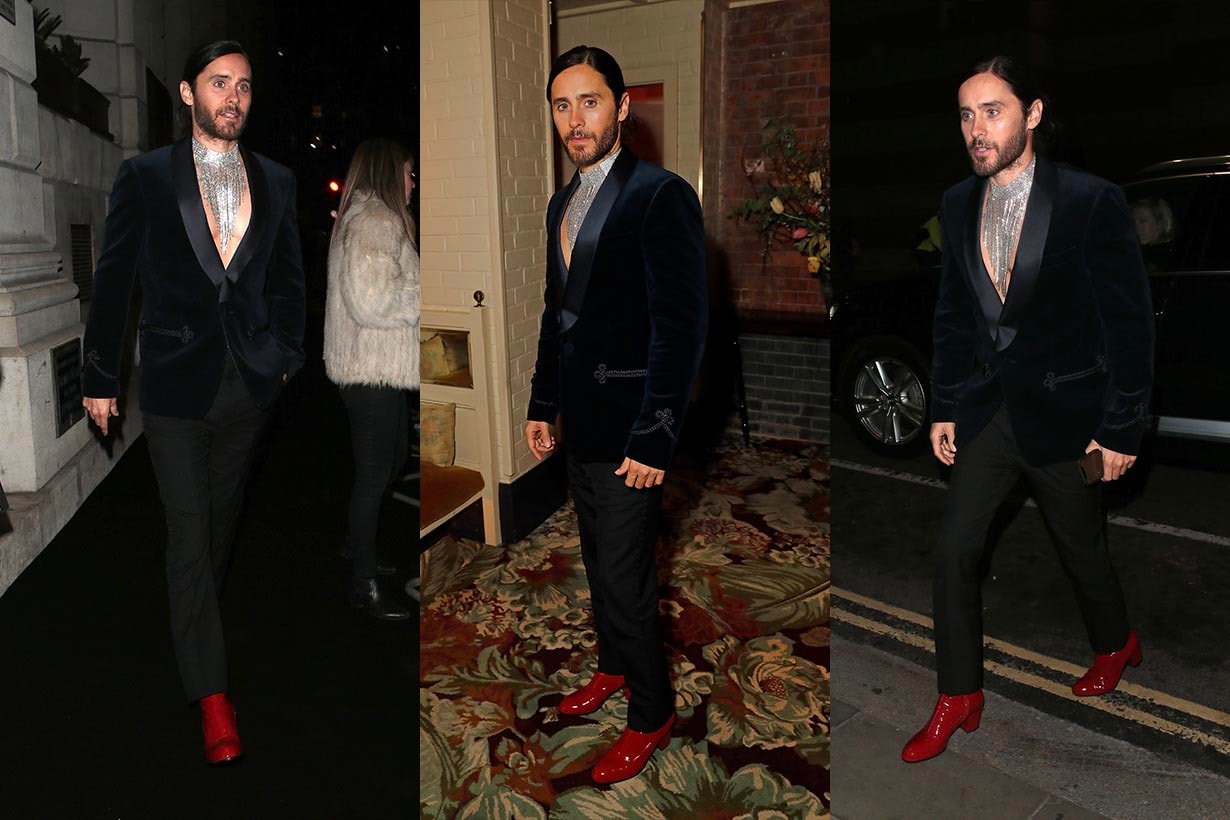 jared leto Gucci trouser American Music Awards