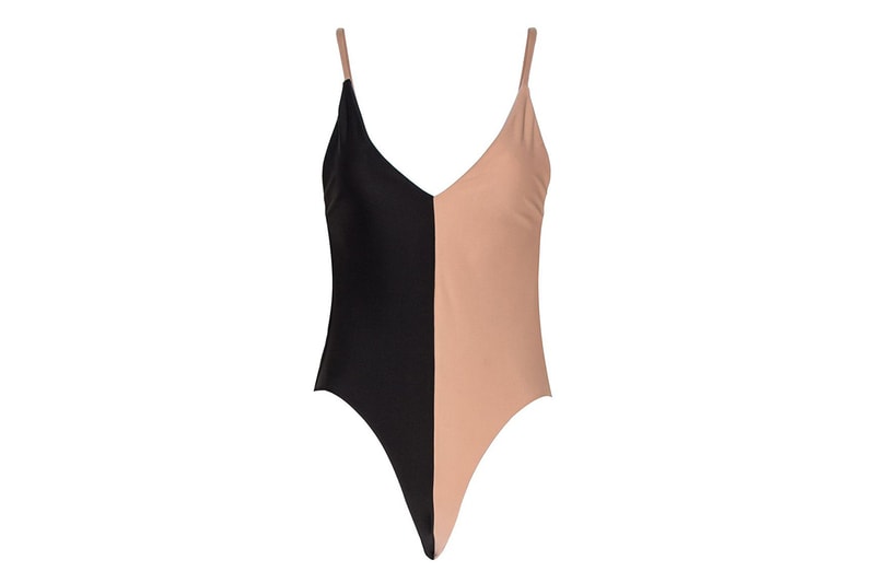 HOUSE OF HARLOW 1960 X REVOLVE PI ONE PIECE IN BLACK & SKIN